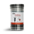 thumbnail image 3 of Sunbeam Fleece Eletric Heated Throw Blanket, Gray and White Buffy Plaid, 3 of 9