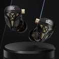 thumbnail image 3 of KZ-DQS In Ear Wi dinámicos profesionales (con micrófono) rojo, 3 of 8