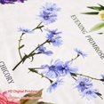 thumbnail image 5 of Tapiz vertical de flores silvestres para colgar en la pared, tapiz ilustrativo de gráfico de referencia con palabra, tapiz recto de bandera de tarot vintage blanco beige 5951 Inc, 5 of 5