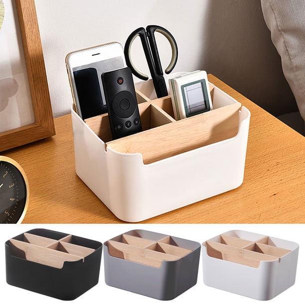 Caja de Almacenamiento de Escritorio, Organizador de Cosméticos, Estantes de Plástico para Oficina, Caja para Artículos Diversos