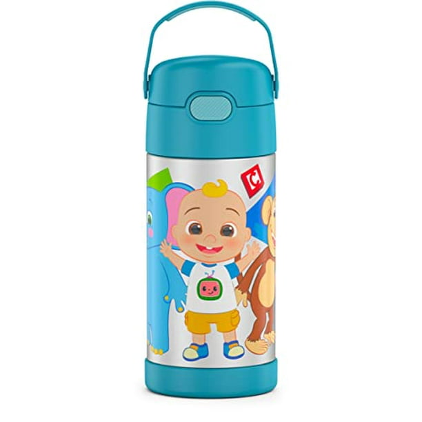 Botella con Pajita de Acero Inoxidable THERMOS FUNTAINER de 12 onzas