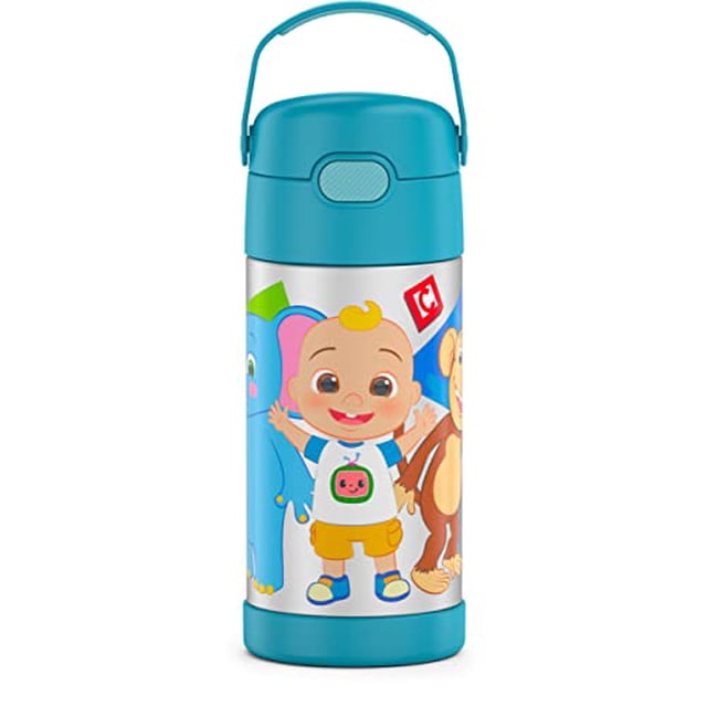 Botella con Pajita de Acero Inoxidable THERMOS FUNTAINER de 12 onzas