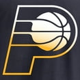 thumbnail image 3 of Men's Navy Indiana Pacers Gradient Logo Pullover Hoodie, 3 of 4