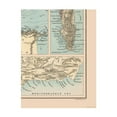 thumbnail image 4 of Historic Map - Spain Portugal Cities - Bartholomew 1892 - 23 x 30.12 - Vintage Wall Art, 4 of 5