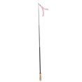 thumbnail image 1 of Jouets de Baguette de Chat, Poignée en Rondins Design Ergonomique Rétractable Baguette de Chat Teaser Plume de la Nature avec Cloche pour Chaton pour Chaton, 1 of 8