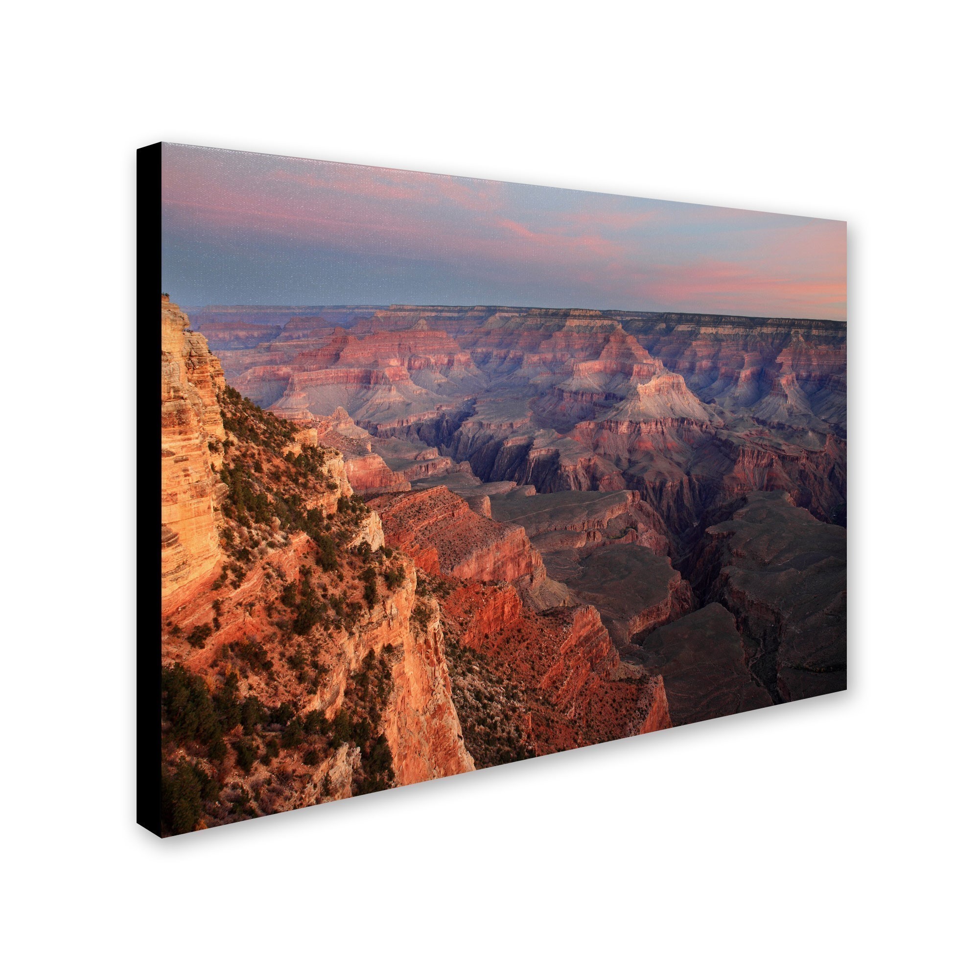 Trademark Fine Art "Grand Canyon Sunrise" Canvas Art by Pierre Leclerc