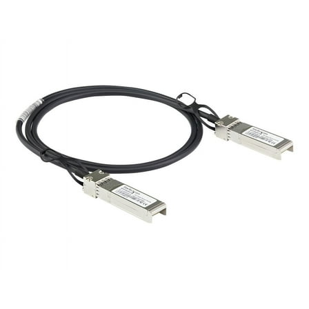 StarTech.com Dell EMC DAC-SFP-10G-2M Compatible 2m 10G SFP  to SFP  Direct Attach Cable Twinax, 10GbE SFP  Copper DAC 10 Gbps Low Power Passive Mini GBIC/Transceiver Module DAC, SFP Plus - Lifetime Warranty (DACSFP10G2M) - 10GBase direct attach cable - SFP  (P) latched to SFP  (P) latched - 2 m - twinaxial - passive