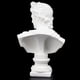 thumbnail image 5 of 11,6 pulgadas clásico griego dios del poesía cabeza busto estatua escultura romana figurita para decoración y colección SM SunniMix Figura de mitología griega, 5 of 6