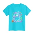 thumbnail image 5 of Gubotare Kids Halloween Shirts Girls Shirts Short Sleeve Shirt Girls T Shirts Soft Basic Tees Kids Tshirts Summer Top T-Shirt 3T 4T (Sky Blue,3-4 Years), 5 of 7