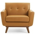 thumbnail image 5 of Modway Engage Top-Grain Leather Living Room Accent Armchair in Tan, 5 of 8