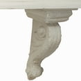 thumbnail image 4 of DecMode Indoor White Wood Farmhouse Wall Shelf, 4 of 7