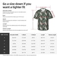 thumbnail image 5 of Bingfone Men's Short Sleeve Button Down Shirts Hawaiian Halloween Potions Printed Beach Shirt, 5 of 7