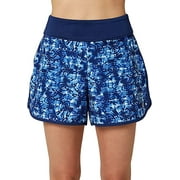 Hang Ten Women's UPF50+ & Quick Dry Hybrid Boardshort (Provence Jewel, XS)