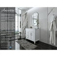 thumbnail image 2 of Ancerre Designs Aspen 36" Transitional Wood Bathroom Vanity Set in White, 2 of 17