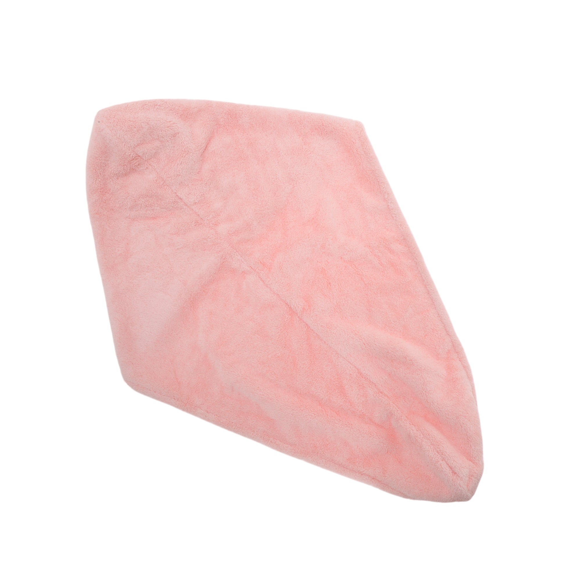 Unique Bargains 1pc Absorbent Rabbit Ears-Shaped Hair Towel 26.38"x 10.24" Light Pink