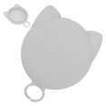 thumbnail image 4 of Pet Can Covers,  Easy To Clean Reusable Pet Can Lids 3 Ring Design  For Home For Pets For Dogs For Travel Pink,Gray, 4 of 8