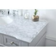 thumbnail image 4 of Elegant Decor Wesley 48" Steel and Solid Wood Single Bathroom Vanity Set in Gray, 4 of 8
