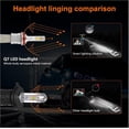 thumbnail image 5 of 2pcs Compatible for 6000K H7 LED Car Headlights Compatible for H1 H11 9006 9005 9012 H4 Car Bulb LED Automotive Lights CSP LED Car Headlight DC10-24V, 5 of 5