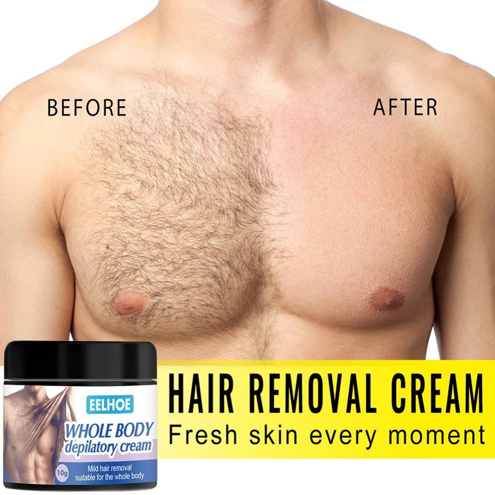 Jolly for Men Hair Removal Cream Chest Beard Bikini Intimate Face Legs Body  Armpit Temperature No Stimulation 