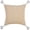 Tan/White, variant on LR Home Solid Stonewash Boho Farmhouse Embroidered Edge Throw Pillow with Tassels