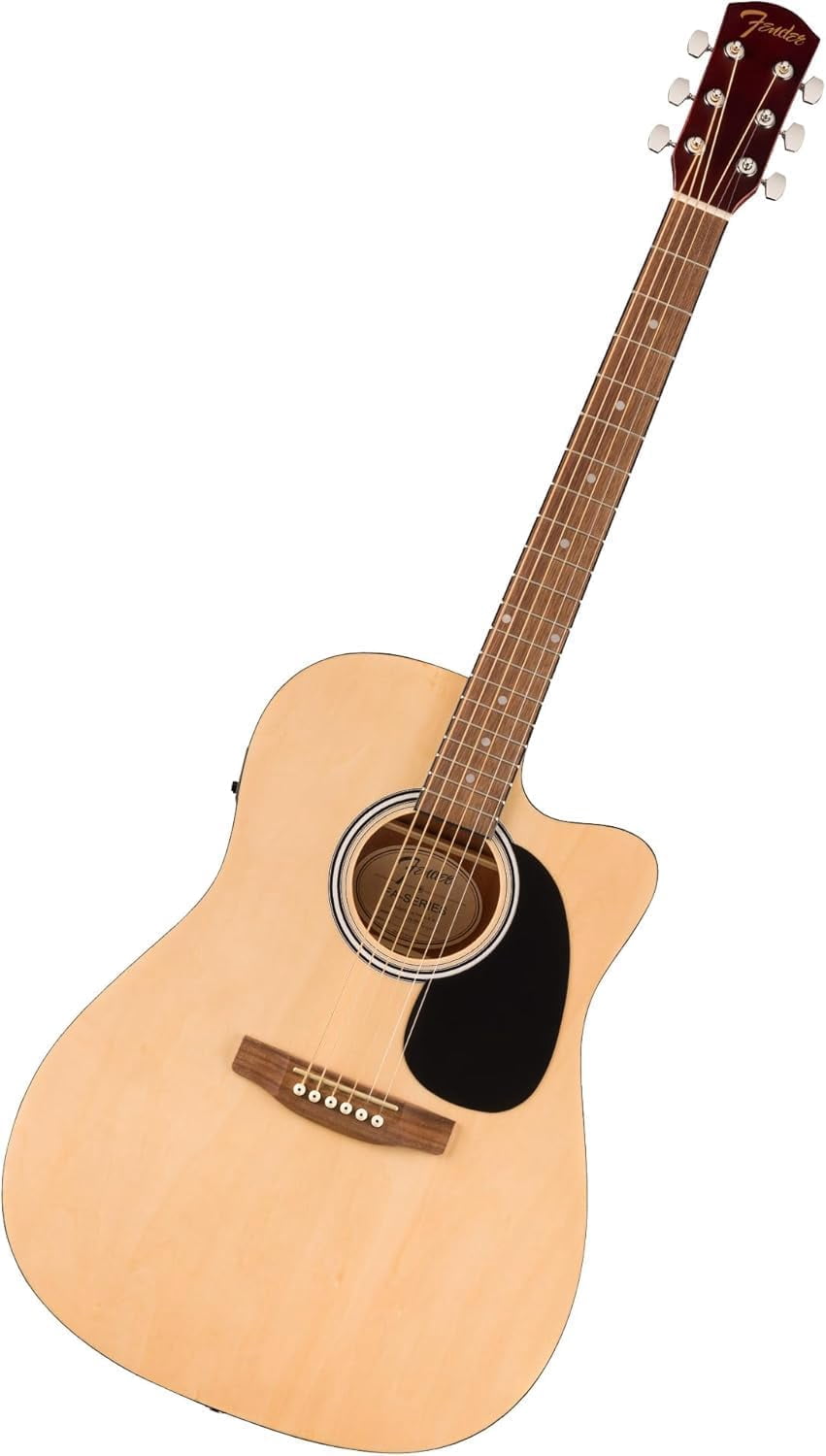 Fender FA Series Dreadnought Acoustic-Electric Guitar - Natural w/ Hard Case