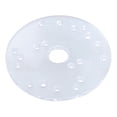 thumbnail image 3 of Universal Router Table Base Plate Router Acrylic Base Plate with Centering Pin Screws for 6.5inch Acrylic Universal Router, 3 of 5