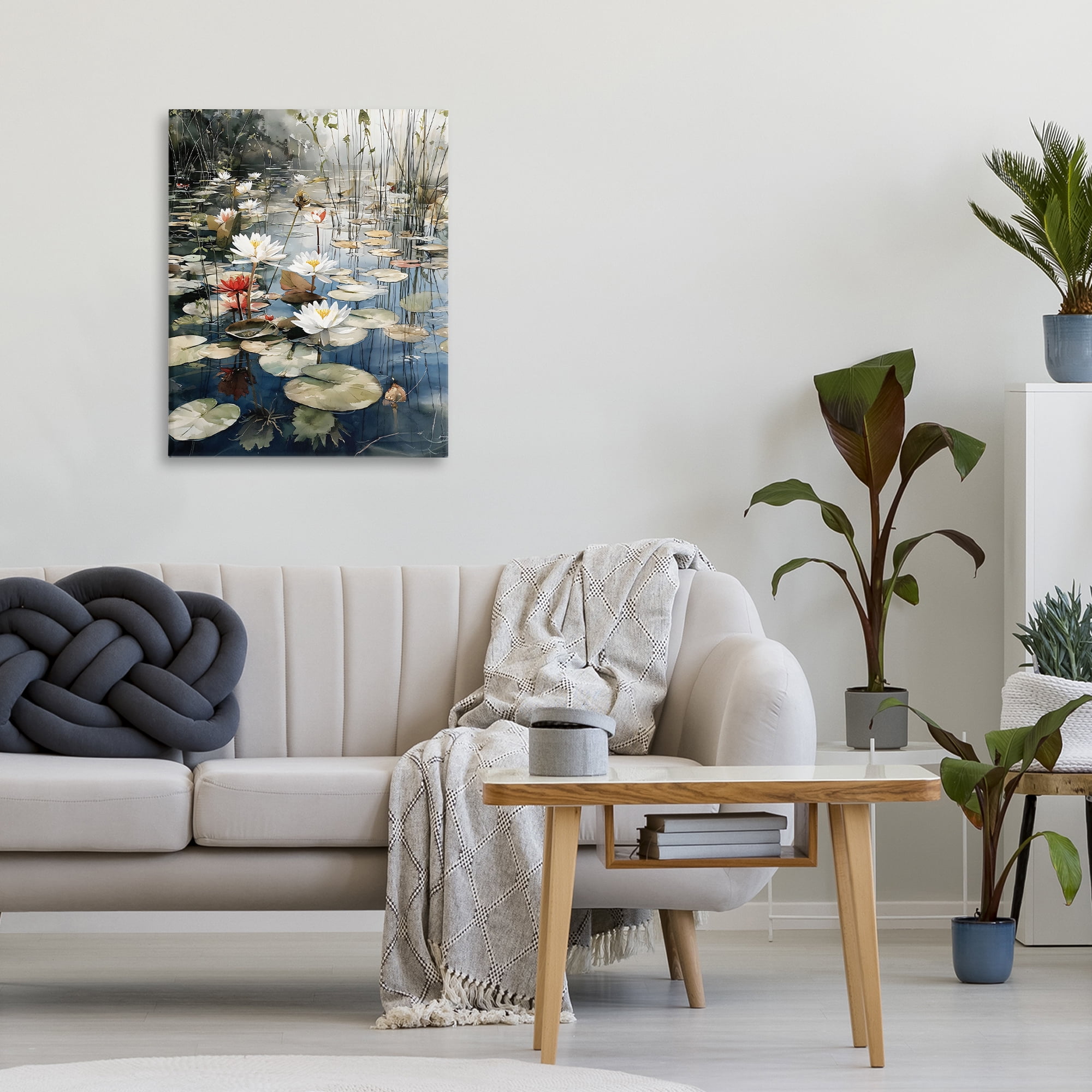 Stupell Industries Lily Wonder Pond Canvas Wall Art, design by Franklyn Gregory