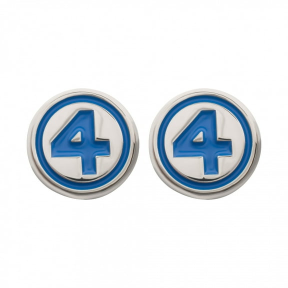 Fantastic Four Logo Stud Earrings Pair