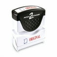 thumbnail image 2 of Pre-Inked Shutter Stamp, Red/blue, Original, 1 5/8 X 1/2 | Bundle of 5 Each, 2 of 5