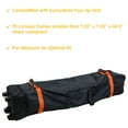 thumbnail image 3 of Sunnydaze 45.5" x 7.25" x 7.25" Black Solid Rolling Pop-Up Canopy Carrying Bag, 3 of 8
