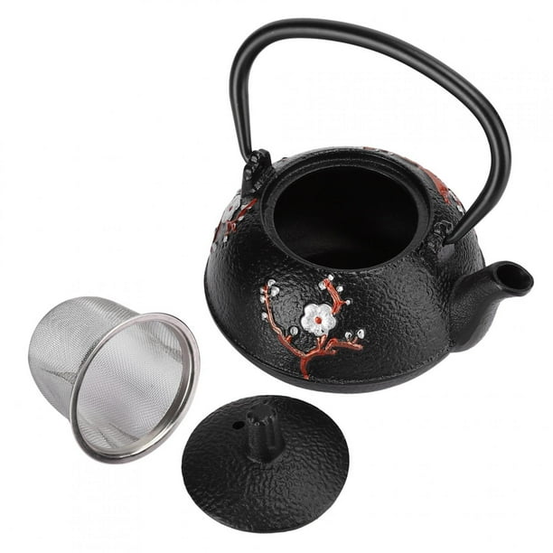 Hervidor de té, tetera de hierro fundido para barra de casa de té,Hervidor de té de hierro fundido Hervidor de té de hierro 0.3L Hervidor de té de hierro Juego de té de tetera de hierro Higoodz Arte y Manualidades