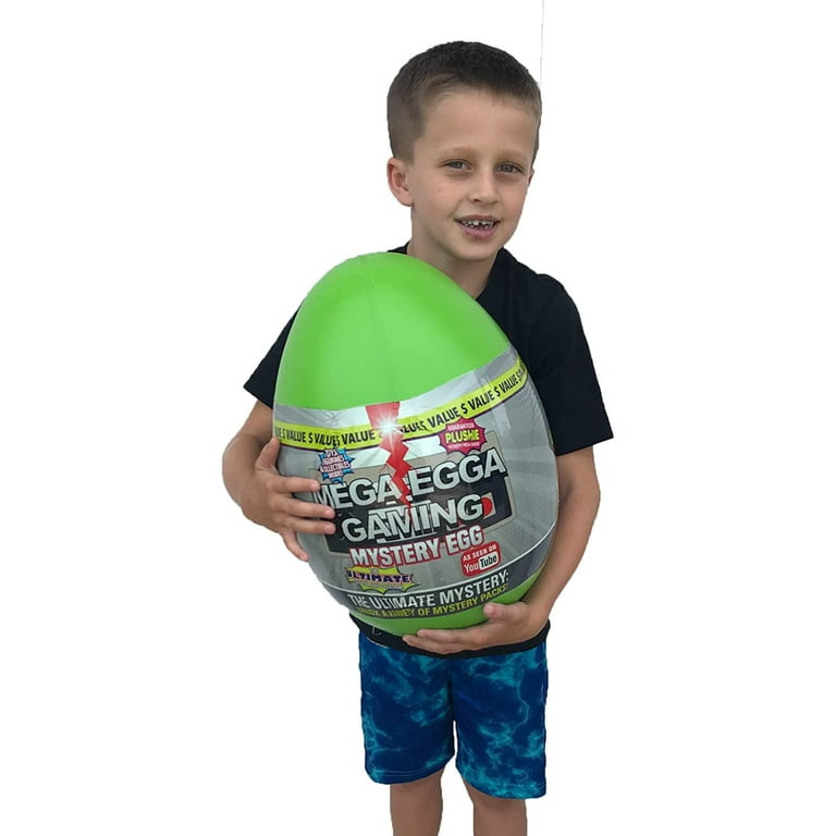 Mega Egga Toys Ultimate Surprise Giant Mystery Egg 15 Jumbo Gamer Collection Kids Box Walmart