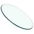 thumbnail image 3 of Round Glass Table Top Thick Tempered Glass Table Top Thick Clear Glass Table Top for Tea Table, 3 of 6