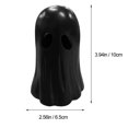 thumbnail image 3 of 3.94" Mini Ghosts Small Scary Ghost Figurines, Resin Ghost Sculpture Statue,Halloween Resin Figurine Decorative Tabletop Decor For Halloween Home Cute Collectible Party Decoration(Black), 3 of 8