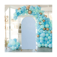 thumbnail image 6 of 7.2FT Wedding Arch Cover Fitted Wedding Arch Stand Covers Round Top for Birthday Banquet Decoration White, 6 of 7