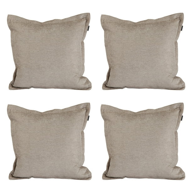 Cojin Decorativo Cuadrado Set de 4 Niz Arena