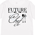 thumbnail image 4 of Inktastic Future Chef with silverware and hat Boys or Girls Long Sleeve Toddler T-Shirt, 4 of 5