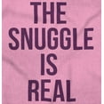 thumbnail image 2 of The Snuggle Is Real Funny Pun Cute Toddler Boy Girl T Shirt Infant Toddler Brisco Brands 18M, 2 of 6