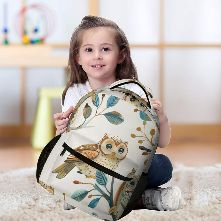 WNAGSB Harmony Little Owl 35 School Bags Children s Schoolbags Elementary Primary Middle School Bags Kids Backpack for Boys Girls Walmart