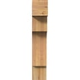 thumbnail image 2 of Ekena Millwork 6"W x 20"D x 32"H Westlake Block Rough Sawn Bracket, Western Red Cedar, 2 of 25