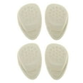 thumbnail image 1 of Almohadillas de plantilla para el antepié absorbentes de choque de cabeza puntiaguda, 2 pares, color albaricoque, 1 of 1
