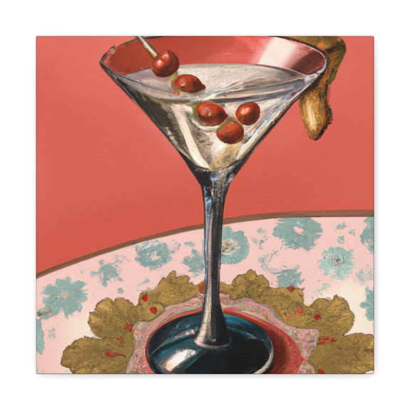 Martini at Midnight - Canvas