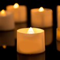 thumbnail image 1 of 20Pcs Flameless LED Tea Lights Candles Battery Powered Coloful Flickering Pillar Candles Tealight Romantic Party Home DecorWarm WhiteUnited Kingdom He Qiyong unisex, 1 of 1