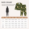 thumbnail image 4 of Balery Avocado Toast Conjunto de Pijama con Estampado para Mujer, Conjunto de Dos Piezas con Manga Larga, Ropa de Dormir Suave con Bolsillos, Pijamas Cómodos-Medium, 4 of 7