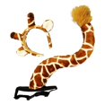 thumbnail image 1 of Conjunto de cola de animal Salvador Disfraz Jirafa 2 piezas cola de cosplay, 1 of 7