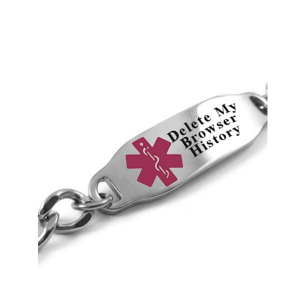 MyIDDr Delete My Browser History Bracelet, LOL Gift, Geeky Gadget