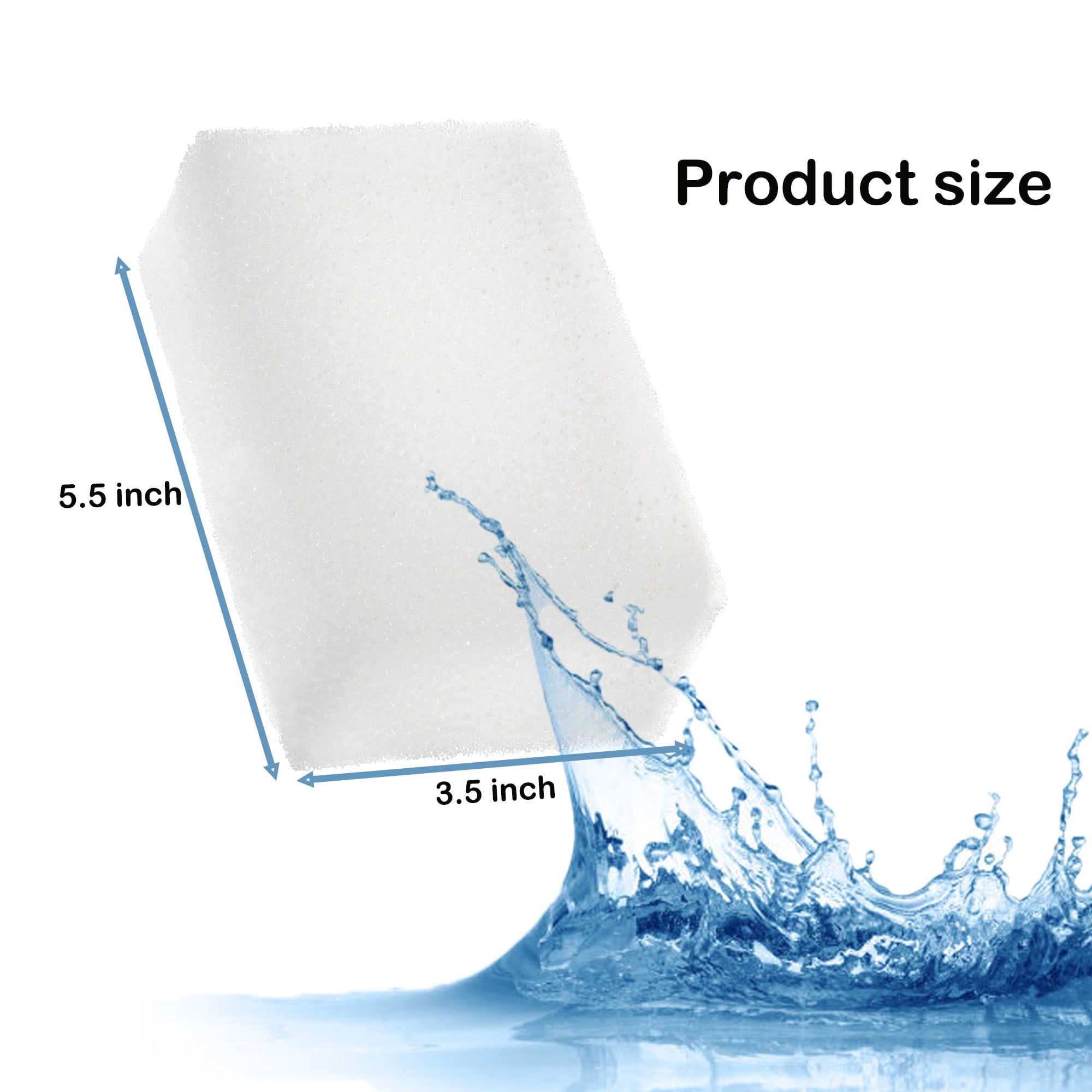 Delapan Fish Foam Pre-Filter Sponges for Canister Filters and AquaClear 70 300 Aquarium Filter Media, 8 Pack