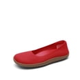 thumbnail image 2 of DREAM PAIRS Women's Knit Ballet Flats with Arch Support Comfortable Wide Toe Box Barefoot Shoes Washable Round Toe Slip-On Flats for Travel, 2 of 8