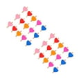 thumbnail image 3 of OUNONA 200 Pcs  Clothes Clips Mini Heart Photo Clips Wooden Clothespin Postcard Clips, 3 of 8