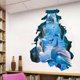 thumbnail image 4 of Decorativa 3D Dolphin Broken Wall PVC Autoadhesivo Etiqueta de la pared DIY Calcomanías de tierra Likrtyny Decoraciones, 4 of 5